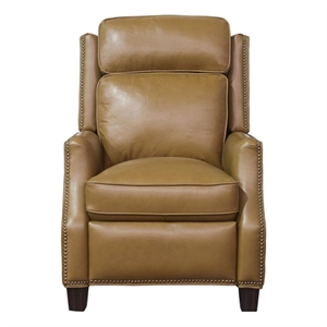 Pemberly Row Push Thru The Arms Recliner in Shoreham Ponytail
