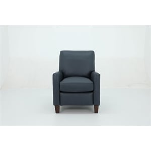 Pemberly Row Premium Push Thru The Arms Recliner in Santa Fe Ocean
