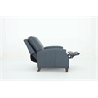 Pemberly Row Premium Push Thru The Arms Recliner in Santa Fe Ocean