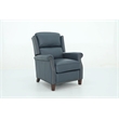 Pemberly Row Premium Push Thru The Arms Recliner in Santa Fe Ocean