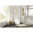 Pemberly Row Side-Flush Elongated One-Pc Ceramic Toilet with ADA Height in White