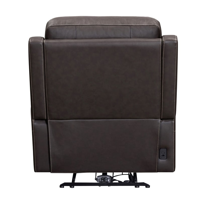 Pemberly Row Premium Zero Gravity Power Recliner Set of 2 in Brown