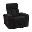 Pemberly Row Ebony Zero Gravity Power Recliner with Solid Frame
