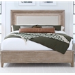 Pemberly Row Solid Wood King Bed Frame with Nightstand with Solid Frame