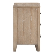 Pemberly Row Solid Wood King Bed Frame with Nightstand with Solid Frame