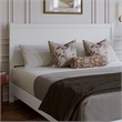 Pemberly Row King Platform Bed with Footboard and Twin XL Trundle in White