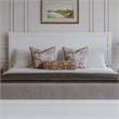 Pemberly Row King Platform Bed with Footboard and Twin XL Trundle in White