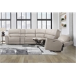 Pemberly Row Quartz 6 Piece Zero Gravity Power Reclining Sectional