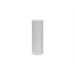 Pemberly Row Modern Solid Wood Round Pedestal End Table in White