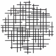 Pemberly Row Small Round Hammered Metal Wall Art Sculpture in Black