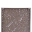 Pemberly Row Decorative Snow Themed Two Tone Metal Wall Art in White