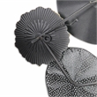 Pemberly Row Coastal Multi Dimensional Flower Burst Metal Wall Decor