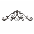 Pemberly Row Curved Rustic Metal Door Topper Wall Decorative Accent