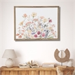 Pemberly Row Countryside Themed Wall Flower Decor Panel in Metal