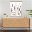 Pemberly Row Vertical Flowering Lavender Bouquet Wall Panel Right