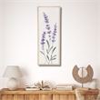 Pemberly Row Vertical Flowering Lavender Bouquet Wall Panel Left
