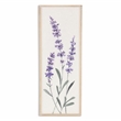 Pemberly Row Vertical Flowering Lavender Bouquet Wall Panel Left