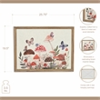Pemberly Row Colorful Forest Mushroom Metal Wall Art for Nature Decor