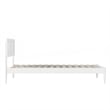 Pemberly Row Twin XL Solid Wood Platform Bed with Slats in White