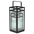 Pemberly Row Set of 2 Fluted Glass Lanterns 16