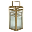 Pemberly Row Set of 2 Fluted Glass Lanterns 16