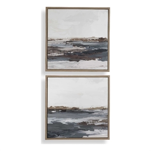 Pemberly Row Framed Landscape Painting in Multi-Color (Set of 2)