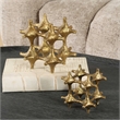 Pemberly Row Connection Modern Sculptures in Brass (Set of 2)