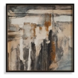 Pemberly Row Framed Abstract Wall Art Print on Paper in Multi-Color