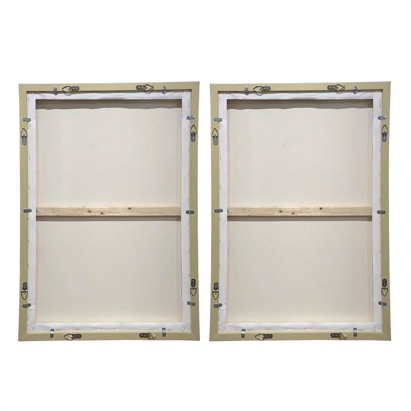 Pemberly Row Framed Gallery Wall Canvases in Multi-Color (Set of 2)
