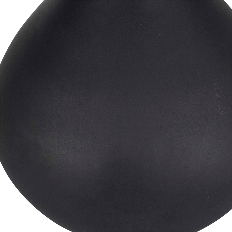 Pemberly Row Sculptural Decorative Accent Piece and Vase in Black