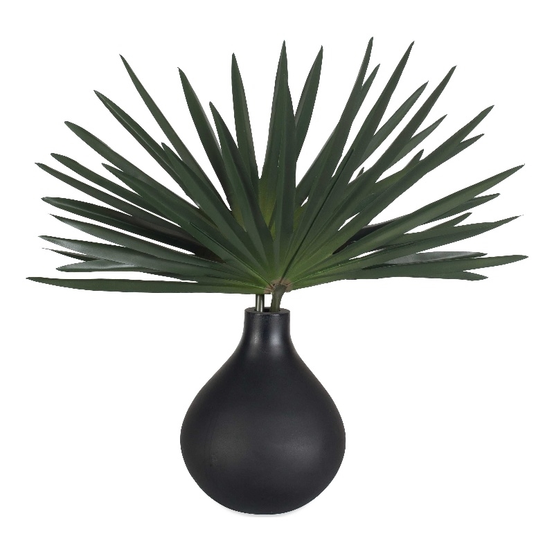 Pemberly Row Sculptural Decorative Accent Piece and Vase in Black