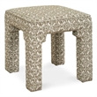 Pemberly Row Upholstered Small Channel Tufted Bench in Emerald Green