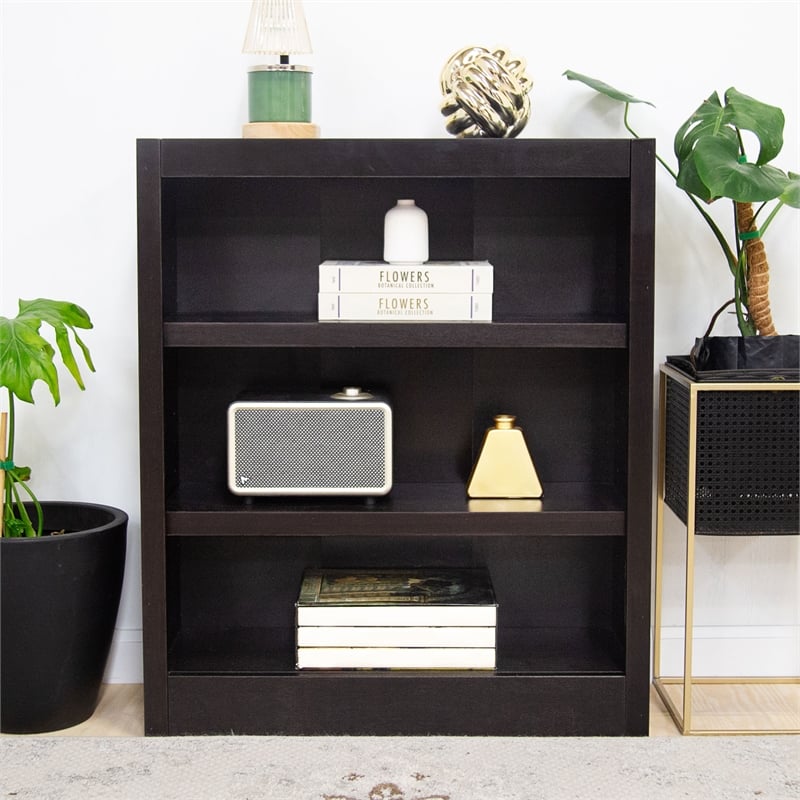 Pemberly Row 3 Shelf Wood Bookcase 70 lb. Capacity 30