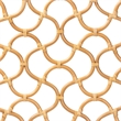 Pemberly Row Natural Rattan Queen Standalone Headboard with Openwork Panel