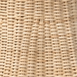 Pemberly Row Natural Scalloped Rattan Bell Pendant Lampshade