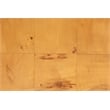 Pemberly Row Natural Mappa Burl Wood 1-Drawer Nightstand with Open Shelf