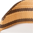 Pemberly Row Rattan Barrel-Back Counter Stool with Cushion and Footrest