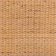 Pemberly Row Natural Rattan Peacock Fan Storage Cabinet with Arched Top