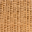 Pemberly Row Natural Rattan Barrel Dining Chair with Removable Cushion