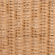 Pemberly Row 5-Piece Natural Rattan Dining Set in Honey with Scalloped Table