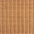 Pemberly Row Natural Rattan Ming-Style Coffee Table with Flared Edges