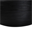 Pemberly Row Laminated Natural Rattan Round Drum Coffee Table