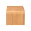 Pemberly Row Light Honey Fluted Rattan Waterfall Coffee Table