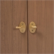 Pemberly Row 2-Door Storage Cabinet with Rounded Edges and Shelves