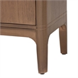 Pemberly Row 2-Door Storage Cabinet with Rounded Edges and Shelves