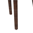 Pemberly Row Rattan Dining Chair with Lattice Back in Antique Coffee