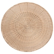 Pemberly Row Contemporary Rattan Round Tulip Dining Table for 4