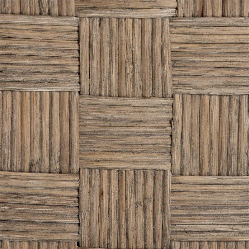 Pemberly Row Contemporary Rattan Basketweave Dining Chair with Cushion