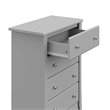 Pemberly Row 4-Drawer Engineered Wood Storage Chest in Pebble Gray