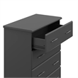 Pemberly Row 4-Drawer Engineered Wood Chest with Safety Stops in Gray